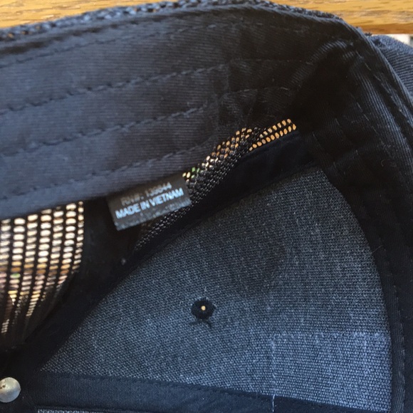 Hyperflex wetsuits SnapBack hat flat brim black mesh back cap - Picture 7 of 9